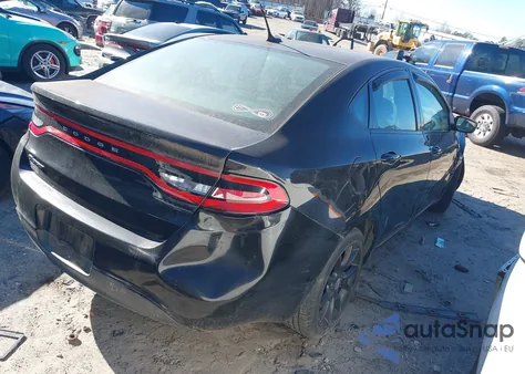 2016 Dodge Dart Se from USA, damaged, VIN 1C3CDFAA9GD736714